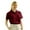 Maroon, variant on Monterey Club Women's Combed Cotton Solid Pique Golf Polo Shirt #2301