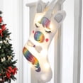 thumbnail image 1 of Christmas Stocking with LED Light Sparkly Sequins Stockings Candy Gift Bag for Christmas Decoration, 1 of 7