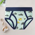 thumbnail image 2 of KPOPLK Boys Fashion Soft Brief Cotton Breathable Underwear Tagless Kids Comfortable Underpants Mint Green Size 6-7 Years, 2 of 5