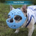 thumbnail image 5 of Dog Muzzle compatible Short Snout Dogs, Soft Silicone Muzzle compatible Biting Chewing, Ideal compatible Flat-faced Aggressive Dogs_Gift Of G, 5 of 5