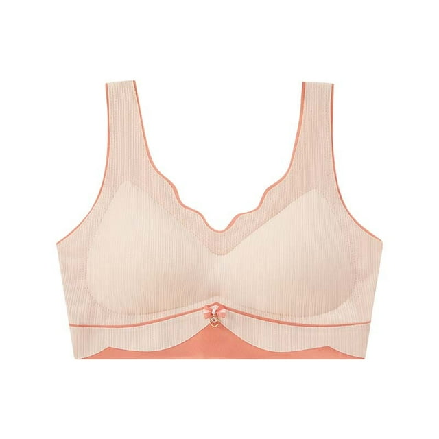 RKSTN Bras for Women Wireless Comfort Customize Your Shape and Support Underwear Easy Pullover Back Smoothing Bra