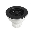 Kitchen Sink Drain Assembly with Strainer Basket Drain Stopper 114mm