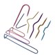 thumbnail image 1 of Moyic 9 Uds. De soportes de puntada de Cable curvo de aleación de aluminio, accesorios para herramientas de tejer a mano en forma de U, Color Artesanía Moyic HA8450-00B, 1 of 6