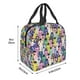 thumbnail image 3 of Easygdp Llamas Colorful Bolsa Térmica Premium - Tela Oxford Impermeable, Gran Capacidad, Bolsillo Frontal, Unisex para Trabajo, Escuela, Actividades al Aire Libre y Picnics, 3 of 8