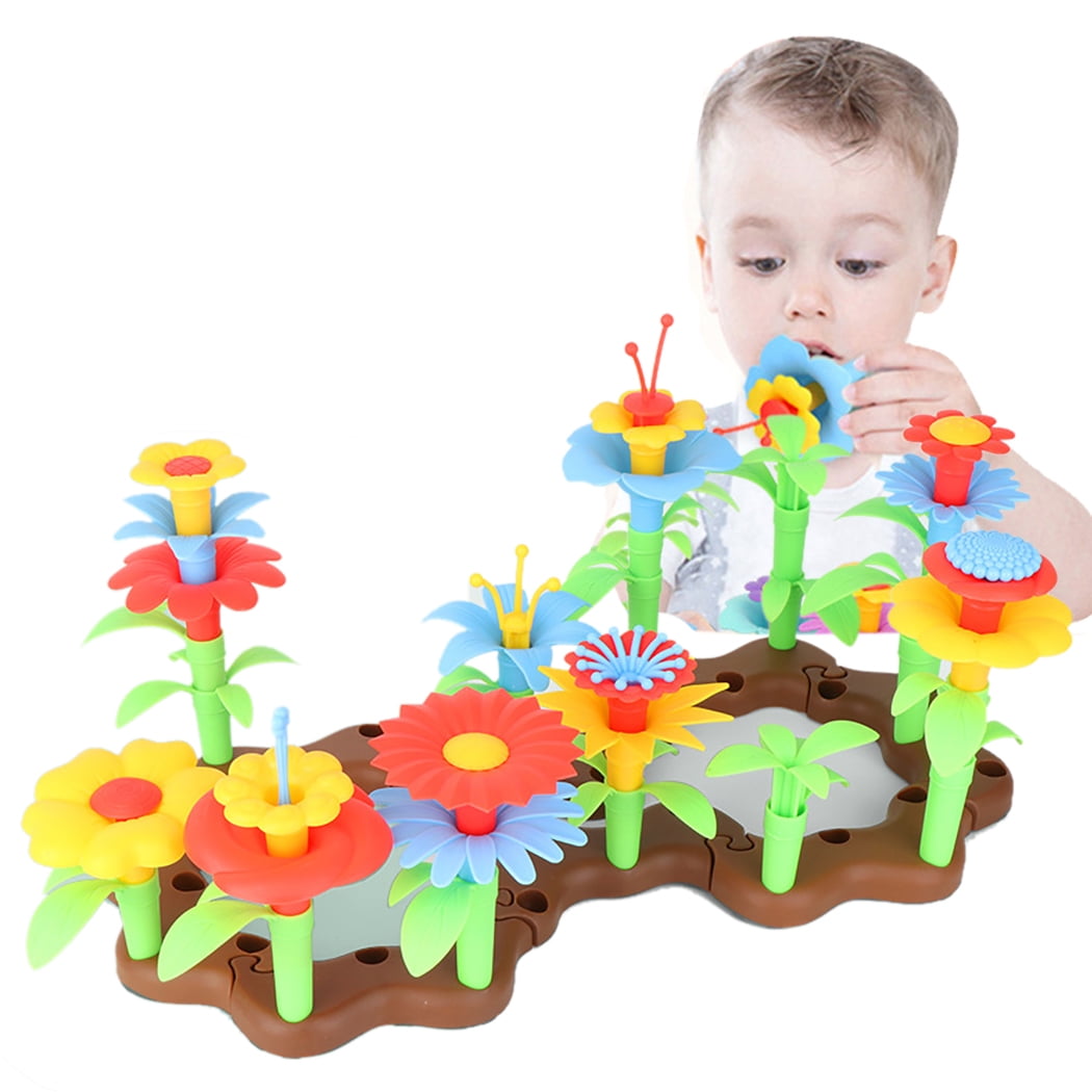 Building Block Early Teaching Flower Building Toy Educational Toy for Children