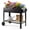 Black, variant on Huisuilinss Raised Garden Bed With Wheels,Anti-Rust Steel Elevated Planter Box With Storage Shelf For Vegetables,Herbs,Flowers,Fruits,Planter Box Stand For Patio Balcony Backyard