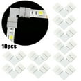 10Pcs5050 Led Strip Light Corner Connectors Rgb L Shape Adapters 90