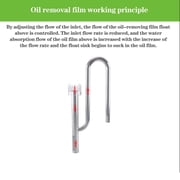 Lily Pipe Inflow Pipe Aquatic Inflow Lily Pipe with Surface Skimmer for FishTank
