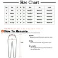 thumbnail image 3 of PuLe pants for women Women Mid Waisted Bootcut Jeans Zip Stretchy Slim Casual Double Button Flare Denim Pains with Distressed Pocket, 3 of 9