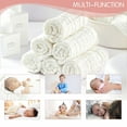 thumbnail image 4 of CHOK -10PCS Baby Muslin Towel Natural Plain Weave Suitable For Boys And Girls, 4 of 8