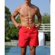 thumbnail image 5 of SAYOO Shorts de playa de cuerda para hombres, shorts de cintura elástica, forro de malla SAYOO moda, 5 of 9