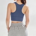 thumbnail image 2 of Qholemyo Racerback Workout Bras for Women High Support Seamless Push Up Sports Bras for Gym Running Full Coverage Crop Top, 2 of 6