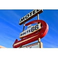thumbnail image 2 of Susan Vizvary Photography 18x13 White Modern Wood Framed Museum Art Print Titled - Kingman Motel Route66, 2 of 4