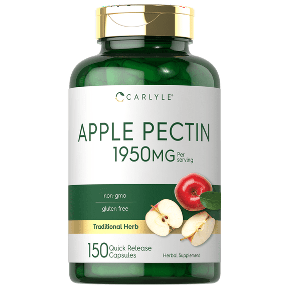 Apple Pectin | 1950mg | 150 Capsules | by Carlyle