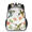 Bronze, variant on Adult Winter Forest Deer Travel Backpack, Casual Daypack with Adjustable Shoulder Straps, Woodland Fawn Snowflakes Laptop Backpack