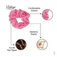 thumbnail image 4 of Motique Accessories Jumbo Cotton Scrunchie Hair Tie - Pink, 4 of 5