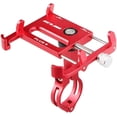 thumbnail image 1 of Bicycle & Motorcycle Phone Mount , Bike Phone Holder with 360° Rotation Adjustable for iPhone 7s 8 Plus, Samsung S7/S6/Note5/4 GPS Mount 4.2 to 7 Inch (Red), 1 of 5