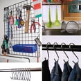 thumbnail image 2 of 6 Pack 4.7 Inches Extra Large S Shape Hooks Heavy-Duty Metal Hanging Hooks Apply Kitchenware Bathroom Utensils Plants Towels Gardening Multiple uses Tools (Silver), 2 of 5