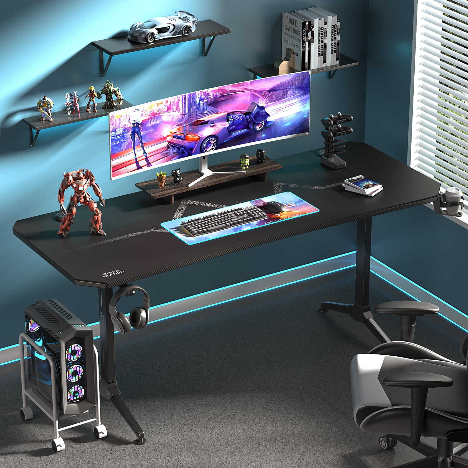 SHG 47.2 x 23 Wide Gaming Desk – Superhero Gear