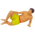 thumbnail image 2 of Figuras de resina de hombres a escala 1/64, adornos de escritorio, decoración DIY verde fluorescente, 2 of 9