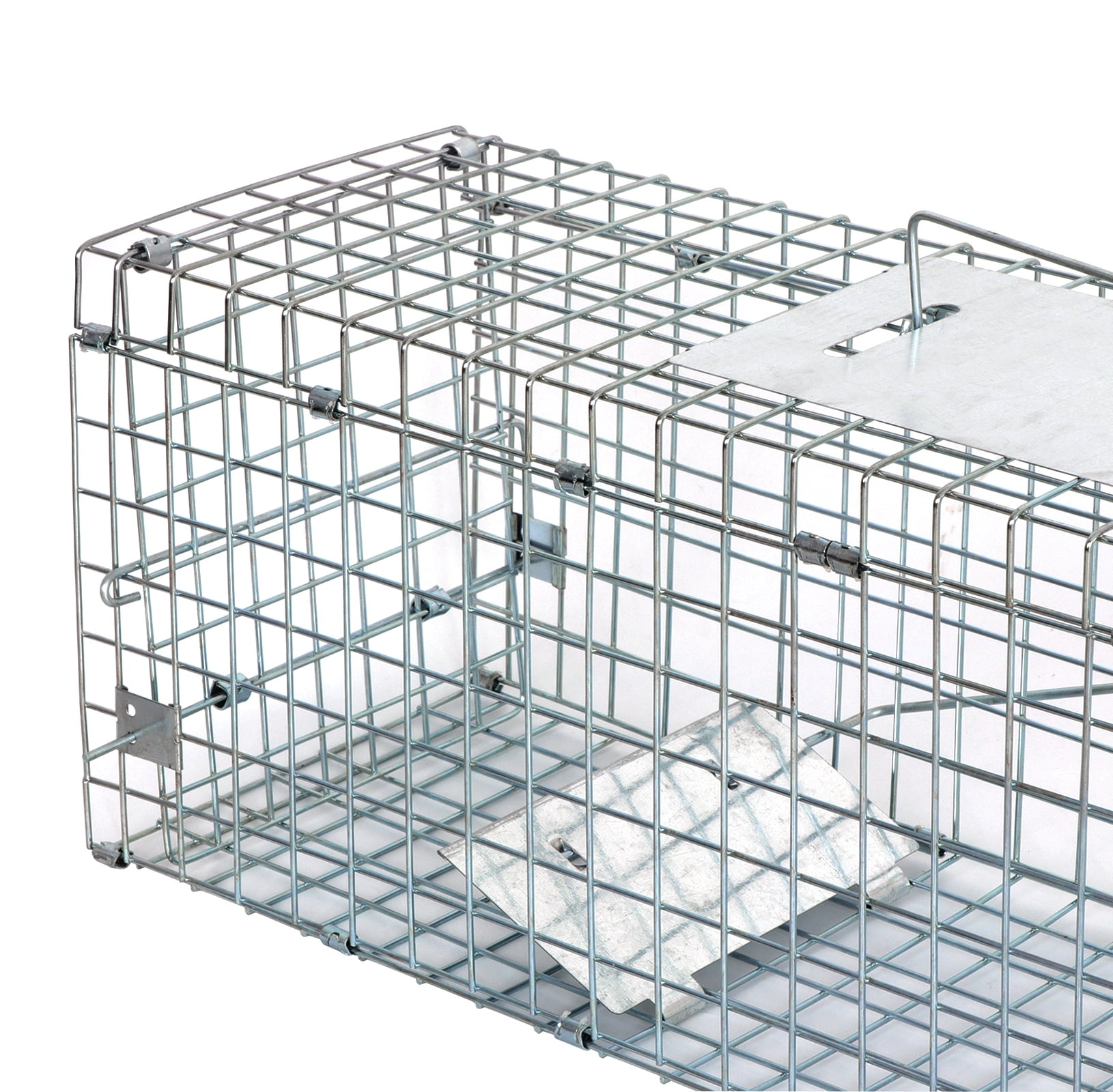 Zeny Live Animal Trap Extra Large Rodent Cage Garden Rabbit Raccoon Cat, 24" x 8" x 7.5"