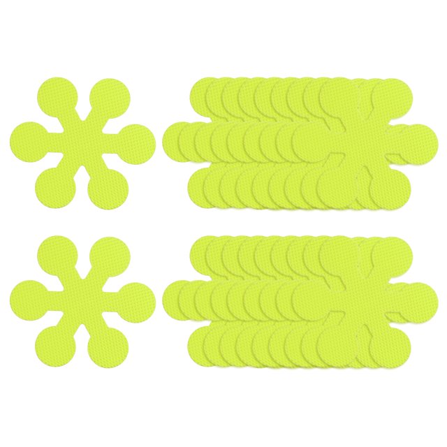 20uds Antideslizante Bañera Pegatinas Baño Ducha Piso 3.15" Antideslizante Pegatina Cinta Nieve Copo Estilo Calcomanías para Baño Cocina Bañera Escalones Escaleras, Césped Verde