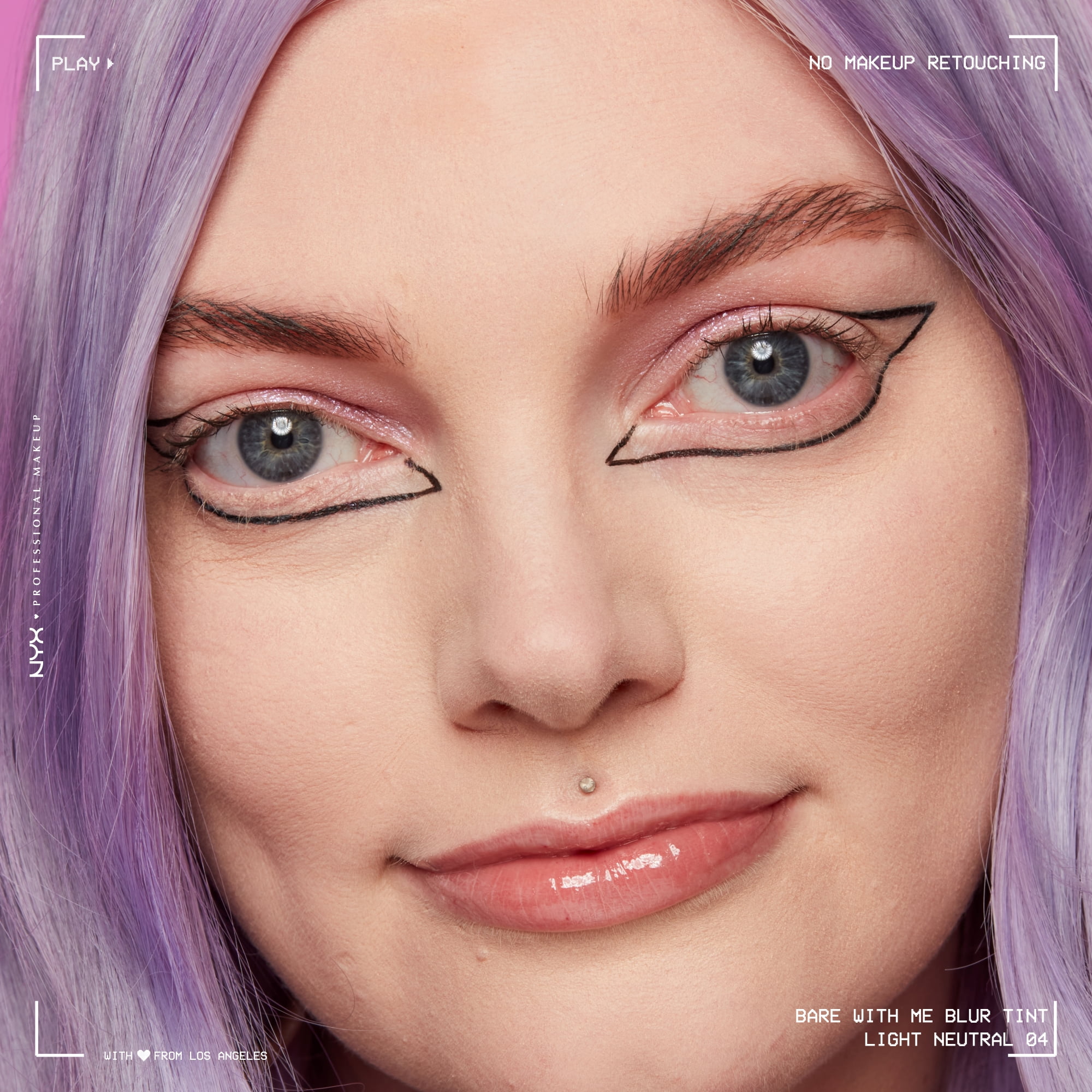 NYX Professional Makeup Bare with Me Blur Skin Tint Foundation, Medium Coverage, Light Neutral