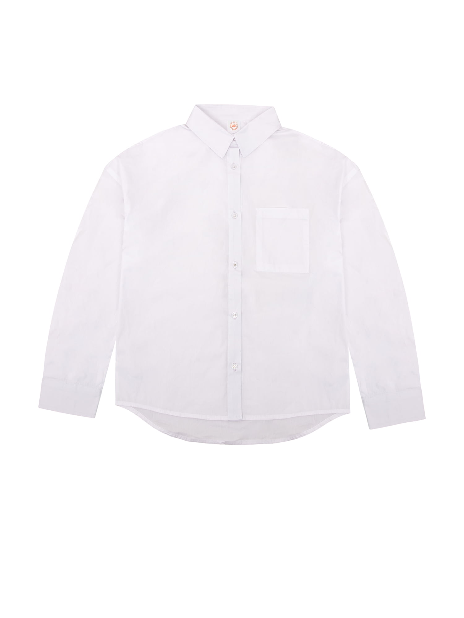 Wonder Nation Girls' Long Sleeve Button-up Shirt and Rib Tank, Sizes 4-18 & Plus