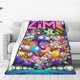 thumbnail image 1 of Manta de viaje de felpa suave de Invasor Zim para dormitorio, sala de estar, sofá, oficina, regalo para todas las estaciones para mujeres, hombres, niñas y niños., 1 of 7