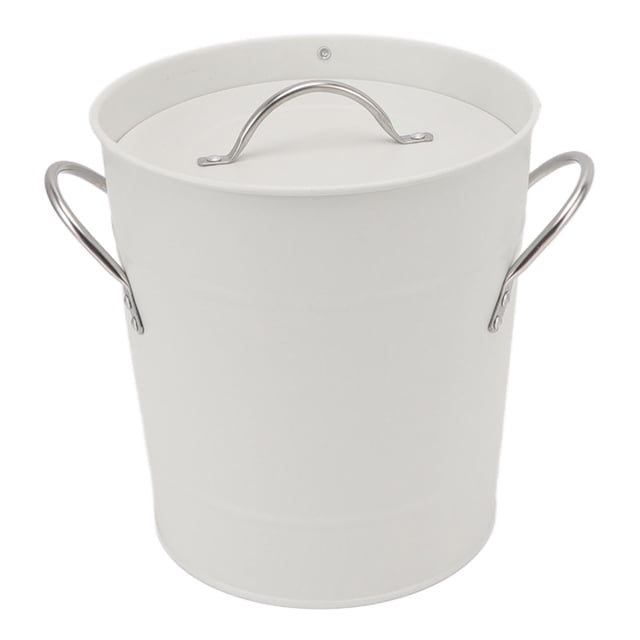 Cubo de Hielo Con Cuchara, Contenedor de Almacenamiento con Asa y Tapa, Contenedor Enfriador de Cerveza para Bar, Hogar, Bares, Fiestas, Eventos