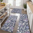 thumbnail image 2 of Pioneer Flower Floral Print Pattern Kitchen Rugs Sets Of 3,Kitchen Runner Rugs Non Skid Washable,Decorative Kitchen Floor Mats for Kitchen,Sink,Laundry,17"x30"+ 17"x47" + 17"x59", 2 of 6
