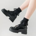 thumbnail image 7 of YooGuoGuo Womens Crew Socks Lace Ruffle Frilly Cotton Cute Princess Ankle Dress Socks for Girl 6 Pack, 7 of 7