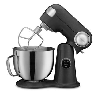  Cuisinart Stand Mixer, 12 Speed, 5.5 Quart Stainless Steel  Bowl, Chef's Whisk, Mixing Paddle, Dough Hook, Splash Guard w/ Pour Spout,  Onyx, SM-50BK, Manual: Home & Kitchen