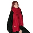 thumbnail image 2 of Ptetnvg Women And Mens Winter Thick Stay Warm Anti-shrink Knit Wrap Chunky Long Warm Scarf, 2 of 9
