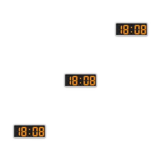 Reloj Digital LED Advancent ABS rectangular estilo simple
