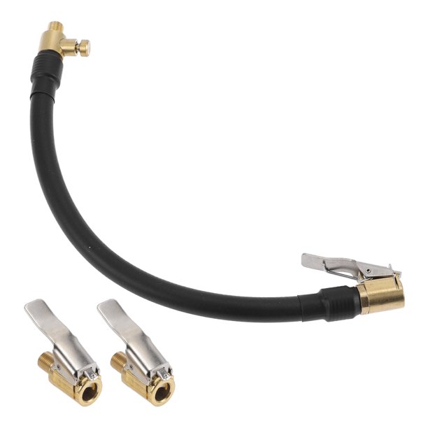 1 Juego de Tubo de Extensión de Inflador de Neumáticos de 11.42 pulgadas Desinflable 0.305inx32TPI para Coche Motocicleta Bicicleta