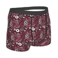 thumbnail image 4 of Uemuo Daisies Flowers Pattern Men's Boxer Briefs,Trunk Anti-Chafing,Comfortable, Durable, and Stylish Underwear-Large, 4 of 9
