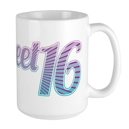 

CafePress - Sweet 16 Large Mug - 15 oz Ceramic Large Mug