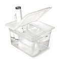 thumbnail image 2 of EVERIE Sous Vide Container 12 Quart with Collapsible Hinged Lid Compatible with Breville Joule Sous Vide Immersion Circulator Cooker (Side Mount), 2 of 10