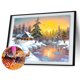 thumbnail image 2 of 5D bricolaje completo taladro diamante pintura nieve paisaje patrón bordado mosaico Kit FLhrweasw Nuevo, 2 of 9
