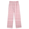thumbnail image 7 of Women's Pajamas Sets 2 Piece Button Up Shirts and PJ Bottoms Hearts Print Long Sleeve Valentines Nightgown Suits (XL, Pink), 7 of 7