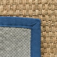 thumbnail image 6 of SAFAVIEH Natural Fiber Arbor Bordered Area Rug, Natural/Light Navy, 4' x 4' Square - Coastal Design, Natural & Light Navy, Seagrass, Ideal for Entryway, Kitchen, Living Room, Office, 6 of 10