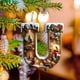 thumbnail image 5 of Adornos de árbol de Navidad de 26 letras - Decoraciones acrílicas personalizadas con gorros de Papá Noel, de una pieza, 5 of 7