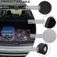 thumbnail image 6 of Yspwyqan Car Trunk Mat, Universal 29" x 39" Cargo Liner, Skull Purple Floral Anti-Slip Easy to Clean Vehicle Interior Accessory, Fits for Sedans, Wagons, Trucks, Road Trip Use, 6 of 7