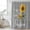 Gray, variant on Sunflowers Shower Curtain, Waterproof Shower Curtains for Bathroom, Spring Summer Bees Floral Yellow Plaid Washable Fabric Bathtub Curtain Set Bath Decor with 12 Hooks 72"x78"