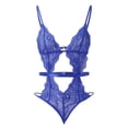 thumbnail image 4 of Kelon Lingerie en Solde sous-Vêtements en Fibre Chimique pour Femmes Lingerie Aguichant pour Femmes Lingerie de Jeu de Rôle Lingerie Aguichant Costumes pour Femmes Rouge Uni Lingerie en Dentelle Justaucorps, 4 of 5