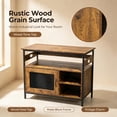 thumbnail image 7 of Heavy Duty 40-50 Gallon Aquarium Stand – 4-Tier Metal & Wood Open Storage Shelves, Built-In Power Outlets, Sturdy Legs, Multi-Purpose Rack for Fish Tank, Terrarium & Home Storage, 7 of 7