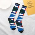 thumbnail image 6 of Knee High Socks for Women Colorado Flag Print Long Tube Sock Uniform Socks, 6 of 7