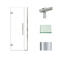 thumbnail image 2 of Transolid Ehtb305247610c-Bk Elizabeth 76" High X 30-1/2" Wide Hinged Semi Frameless Shower, 2 of 7