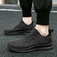 thumbnail image 2 of Mens Non Slip Walking Sneakers Lightweight Breathable Slip on Running Shoes Athletic Gym Tennis Shoes, 2 of 9